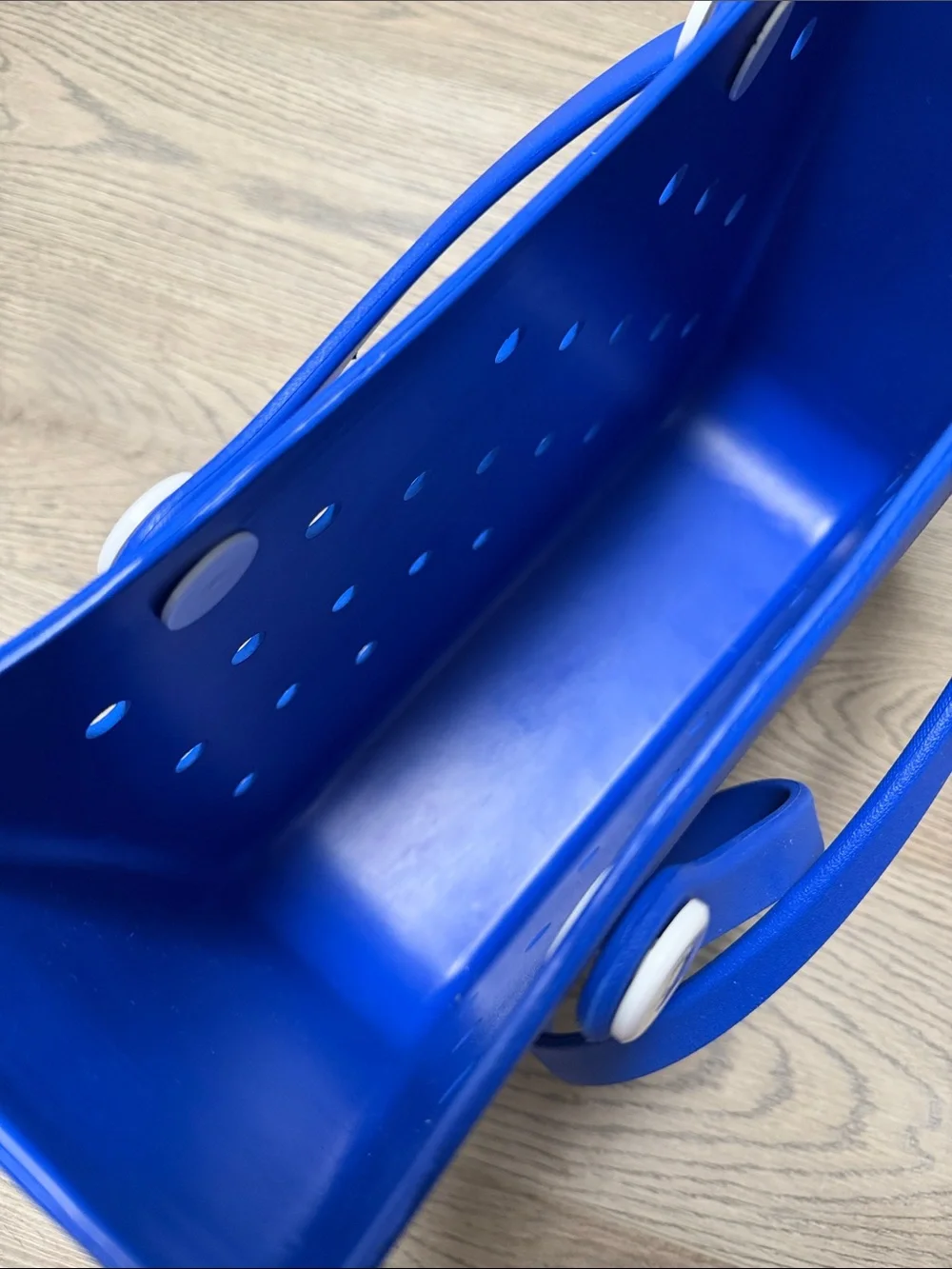 Small BOGG BAG Royal Blue Perforated Tote with Dual Handles
